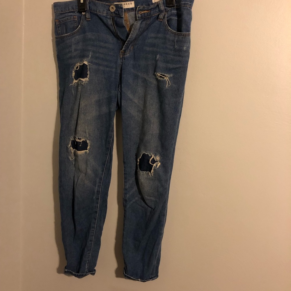 Bullhead Distressed Boyfriend Ankle Jean